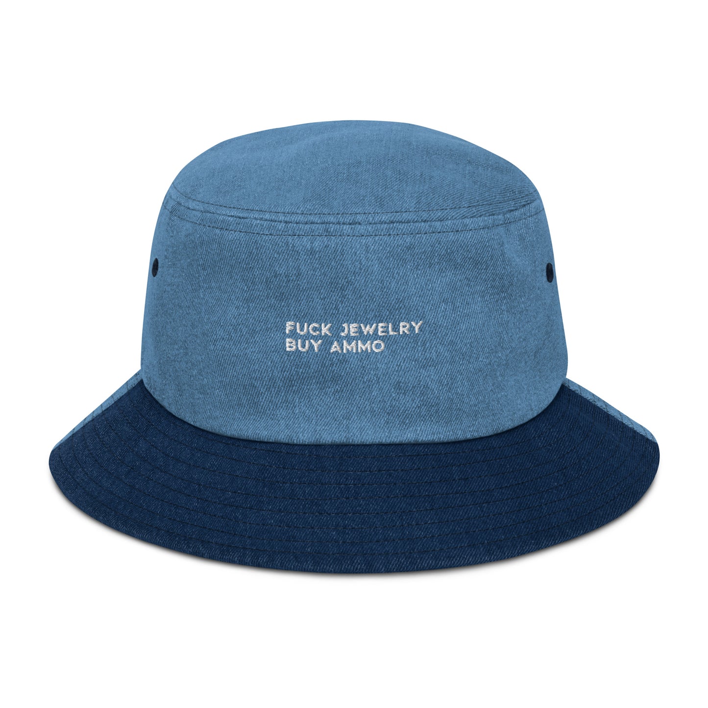 FJBA denim bucket hat