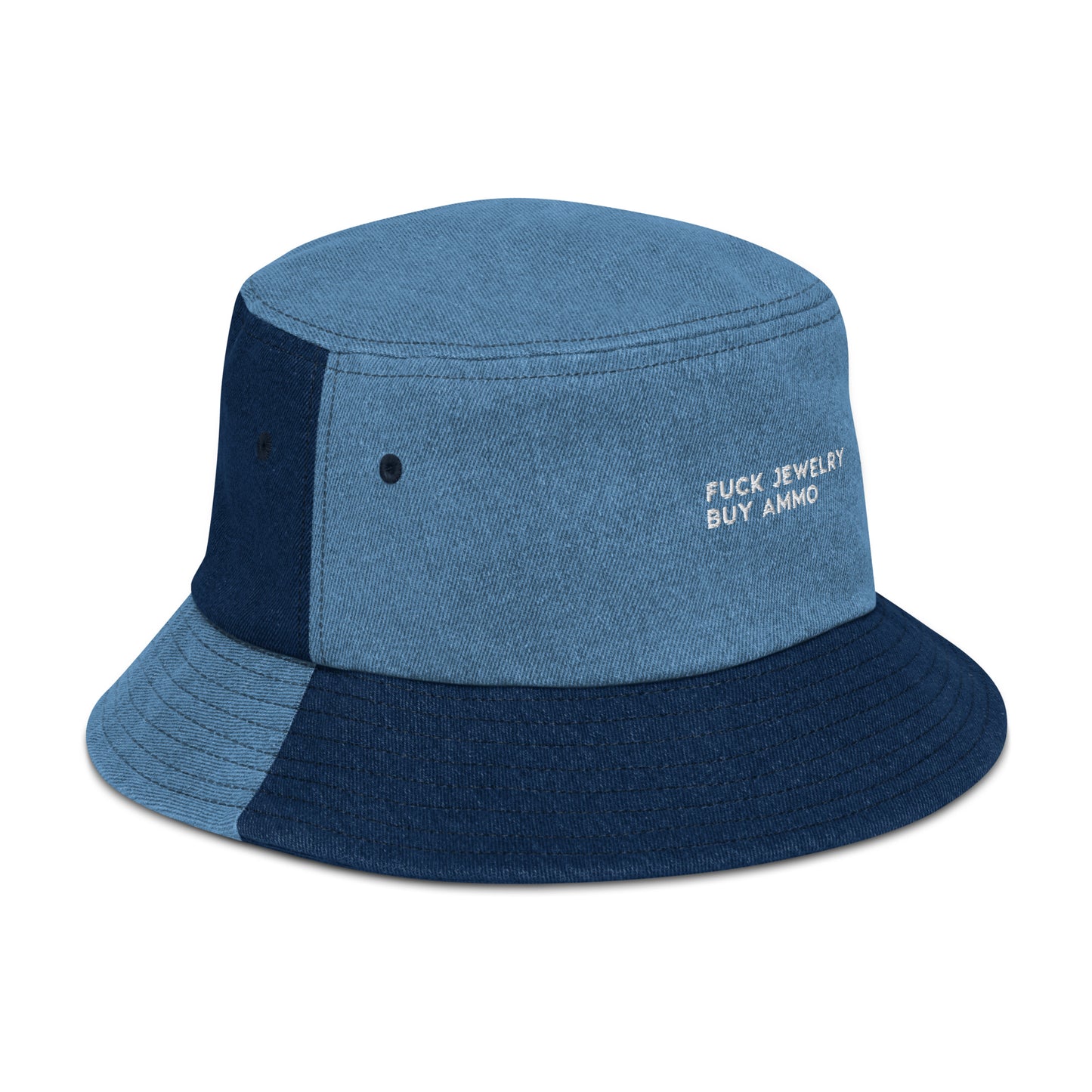 FJBA denim bucket hat