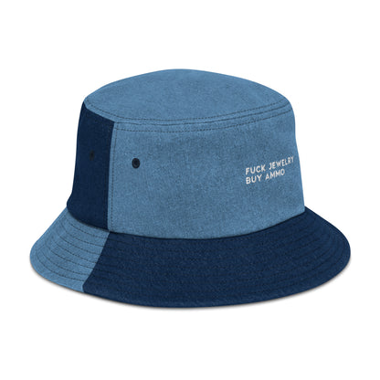 FJBA denim bucket hat